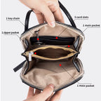 Leather Shoulder Bag for Women 