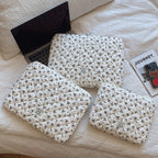 Flower Print Quilted Laptop Bag 11  - 14 Inch/15 Inch Computer Bag Protection Case Laptop Sleeve Computer Case Bag