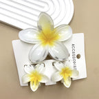 Summer Hawaiian Flower Hair Claw Clip