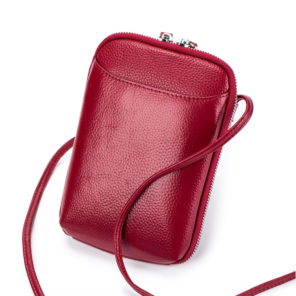 Leather Shoulder Bag for Women 