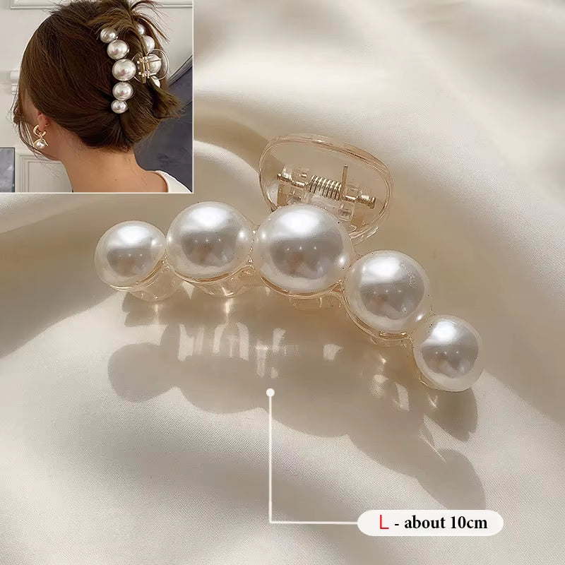 Simple Metal Hollow Out Geometric Hair Claw Ladies Elegant Hair Accessories Cross Crab Bath Clip for Women Fashion Girl Headwear
