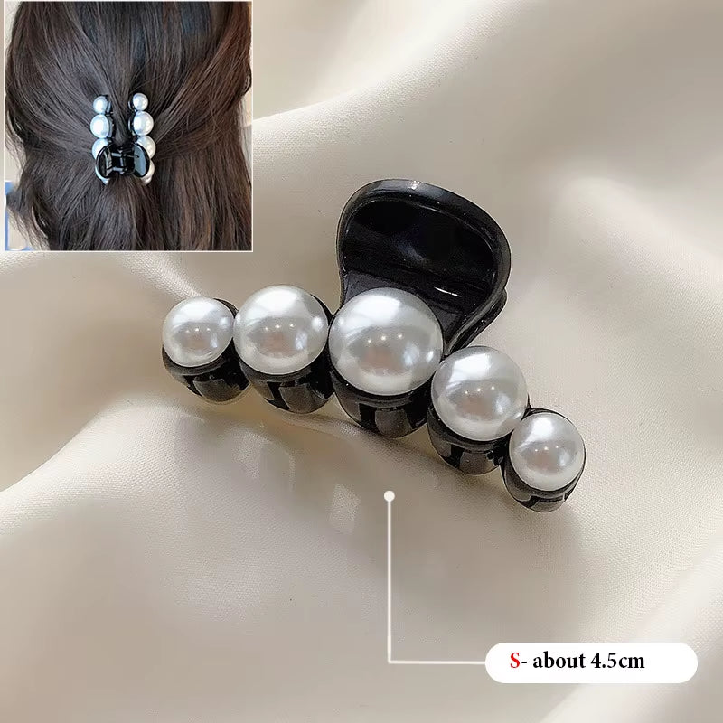 Simple Metal Hollow Out Geometric Hair Claw Ladies Elegant Hair Accessories Cross Crab Bath Clip for Women Fashion Girl Headwear