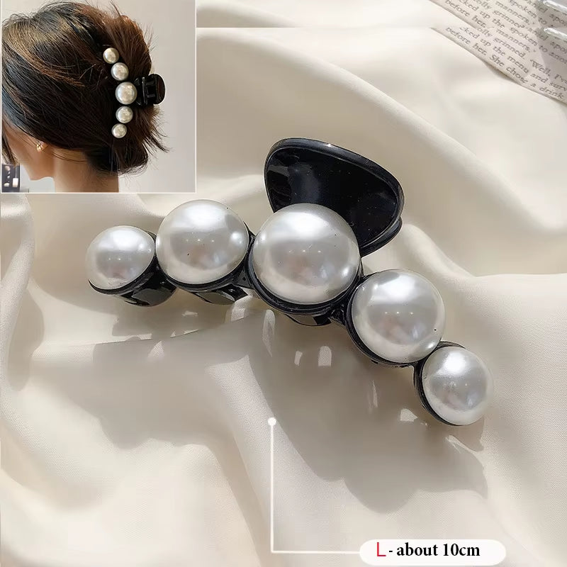 Simple Metal Hollow Out Geometric Hair Claw Ladies Elegant Hair Accessories Cross Crab Bath Clip for Women Fashion Girl Headwear