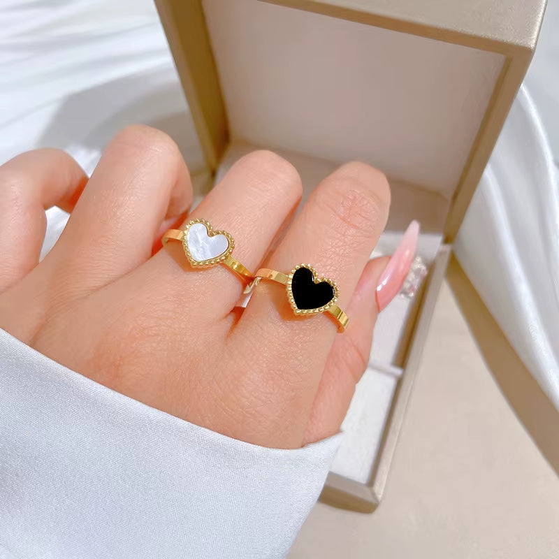 Bohemian Heart Ring for Women 