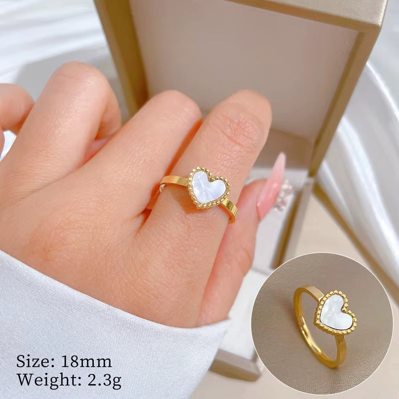 Bohemian Heart Ring for Women 