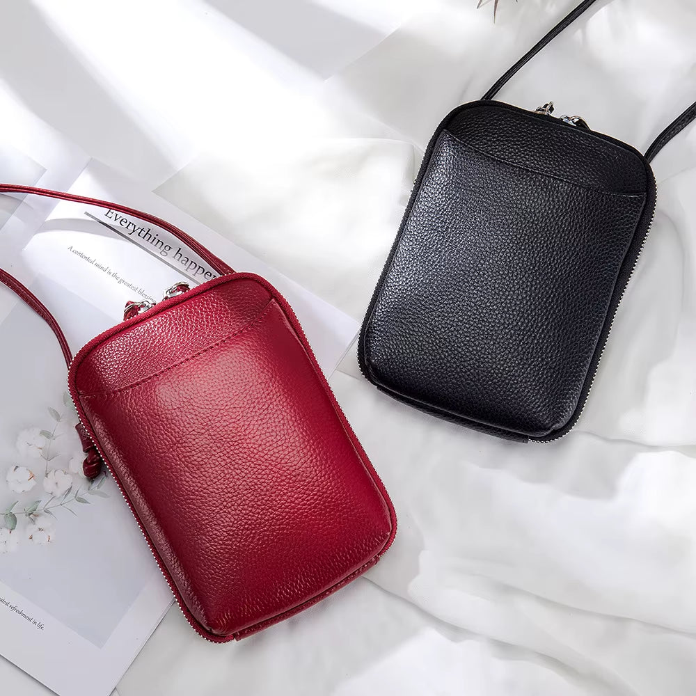 Leather Shoulder Bag for Women 