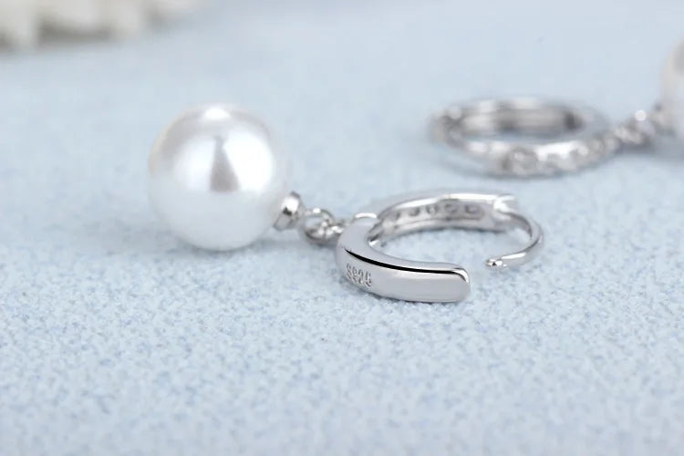 Pearl 925 Sterling Silver Earrings
