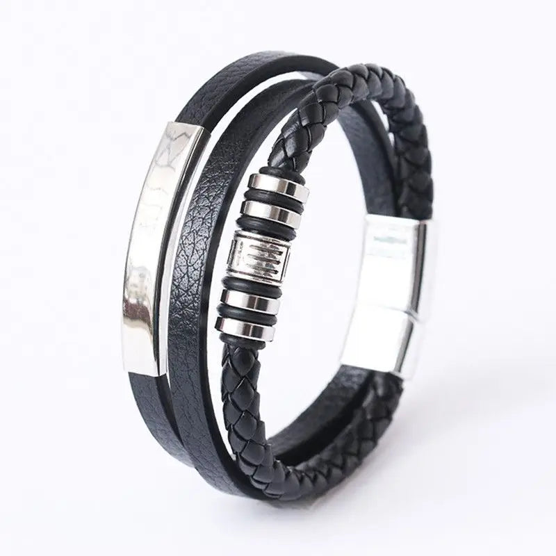 Trendy Leather Bracelets for Men