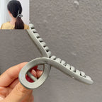 Simple Metal Hollow Out Geometric Hair Claw Ladies Elegant Hair Accessories Cross Crab Bath Clip for Women Fashion Girl Headwear