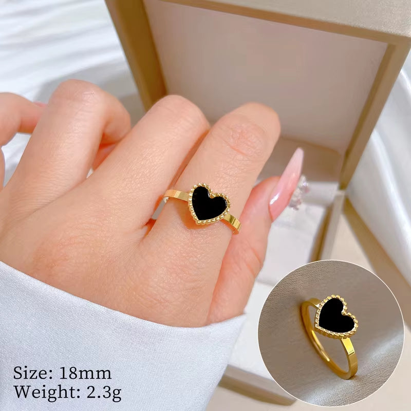 Bohemian Heart Ring for Women 